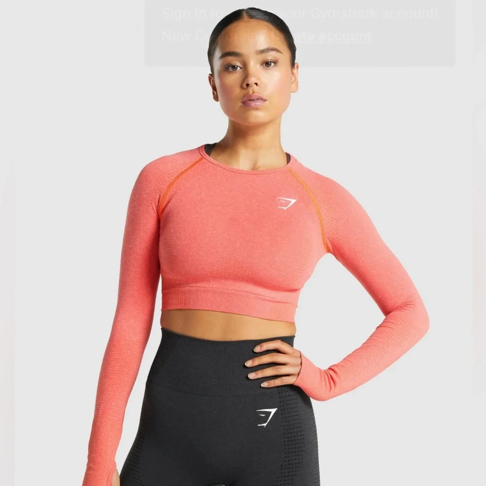 Gymshark vital seamless long sleeve top